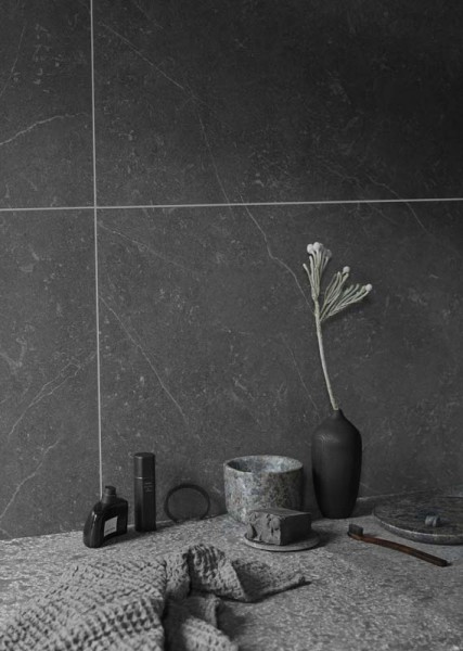 Wandpaneel - Wand&Wasser Exklusiv - Stromboli Marble - 60 x 120 - Brushed